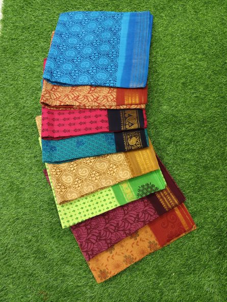 Sungudi Cotton Saree