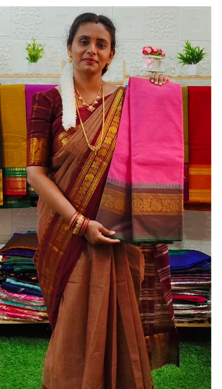 Kanchi Cotton Saree